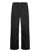 Weekday Loose Twill Trousers Svart