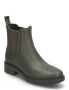 Lauren Ralph Lauren Preslie Rubber Rain Boot Khaki Green