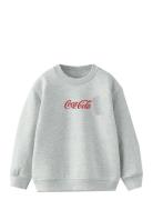 LMTD Nlnsky Cocacola Sweat Bru Bfu Grå