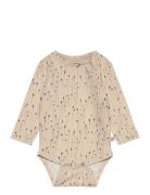 Petit Piao Body L/S Printed Beige