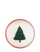 Anna + Nina Christmas Tree Tray Multi/patterned