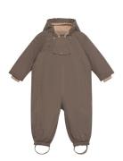 MINI A TURE Matwisti Fleece Lined Snowsuit. Grs Brun