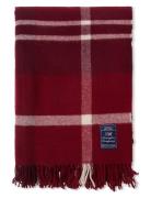 Lexington Home Red Checked Recycled Wool Throw Röd