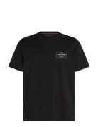 Tommy Hilfiger Monotype Printed Label Tee Svart