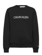 Calvin Klein Institutional Logo Sweatshirt Svart