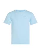 Calvin Klein Chest Inst.logo Ss T-Shirt Blå