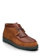 Fred Perry Kenney Mid Suede/Lthr Brun