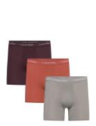 Calvin Klein Boxer Brief 3Pk Brun