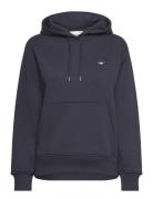 GANT Shield Hoodie Marinblå