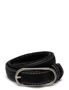 Becksöndergaard Glossy Nola Leather Belt Svart