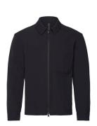 J. Lindeberg Jake Zipped Overshirt Marinblå