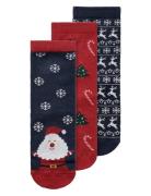 Name It Nmnrichristmas 3P Sock Röd