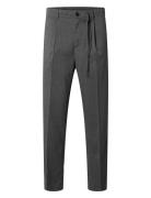 Selected Homme Slh190-Reg Tapered Leroy Pleat Pant Noos Grå