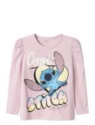 Name It Nmfjensina Stitch Ls Top Box Wdi Rosa