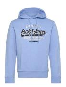 Jack & J S Jjelogo Sweat Hood 2 Col 24/25 Noos Blå