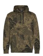 Polo Ralph Lauren Palm-Camo Double-Knit Hoodie Grön