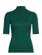 Lauren Ralph Lauren Stretch Jersey Turtleneck Grön