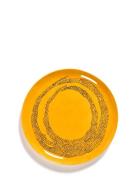 Serax Plate L Yellow-Dots Black Feast By Ottolenghi Set/2 Gul