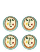 Serax Plate Xs Face 2 Feast By Ottolenghi Set/4 Multi/patterned