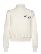 Polo Ralph Lauren Logo Fleece Quarter-Zip Kräm