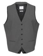 Lindbergh Men's Waistcoat For Suit Grå