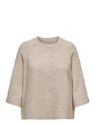 ONLY Onlsimoni 3/4 Pullover Knt Noos Beige