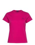 Polo Ralph Lauren Cotton Jersey Crewneck Tee Rosa