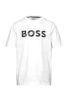 BOSS Short Sleeves Tee-Shirt Vit