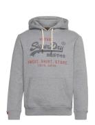 Superdry Vl Heritage Relaxed Hood Grå