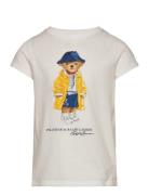 Ralph Lauren Kids Polo Bear Cotton Jersey Tee Vit