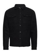 Polo Ralph Lauren Wool-Blend Shirt Jacket Svart