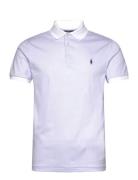 Polo Ralph Lauren Custom Slim Print Soft Cotton Polo Shirt Blå