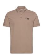 EA7 Polo Shirt Beige