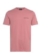 Lyle & Scott Embroidered T-Shirt Rosa