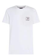 Tommy Hilfiger Hilfiger Stack Tee Vit