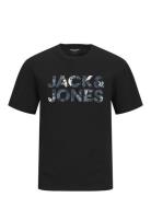 Jack & J S Jjebryan Corp Logo Tee Ss O-Neck Noos Svart