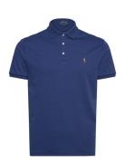 Polo Ralph Lauren Custom Slim Fit Soft Cotton Polo Shirt Marinblå