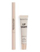 Revolution Beauty London Revolution Lip Shape Kit Warm Nude Brun