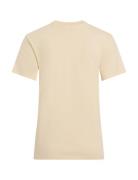 Calvin Klein Nano Logo Regular T-Shirt Beige