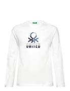 United Colors Of Benetton T-Shirt L/S Vit