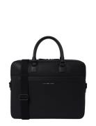 Tommy Hilfiger Th Business Leather Comp Bag Svart