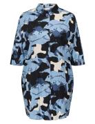 ONLY Carmakoma Carisidora Life 3/4 Knee Shirt Dress Aop Kräm