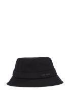 Calvin Klein Back Tie Cotton Twill Bucket Svart