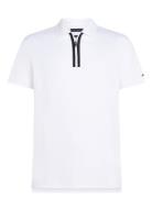 Tommy Hilfiger Zip Liquid Cotton Reg Polo Vit