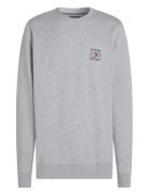 Tommy Hilfiger Hilfiger Stack Sweatshirt Grå