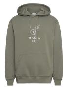 Makia Airborne Hooded Sweatshirt Khaki Green