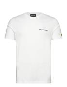 Lyle & Scott Embroidered T-Shirt Vit