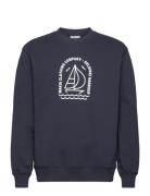 Makia Regatta Sweatshirt Marinblå