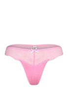 Lindex Brief Thong Reg Lacy Back Vale Rosa