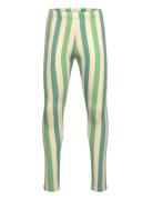 Lindex Leggings Striped Grön